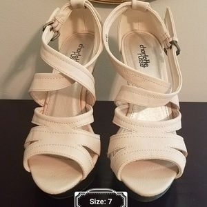 Charlotte Russe nude wedges